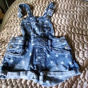Little girl overall shorts